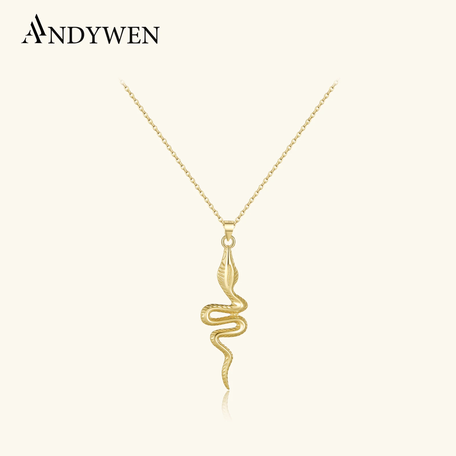 

Длинная цепочка ANDYWEN из стерлингового серебра 925 пробы, Золотая большая цепочка, роскошное ожерелье, мода 2021 года, Европейская мода, панк, большие ювелирные изделия