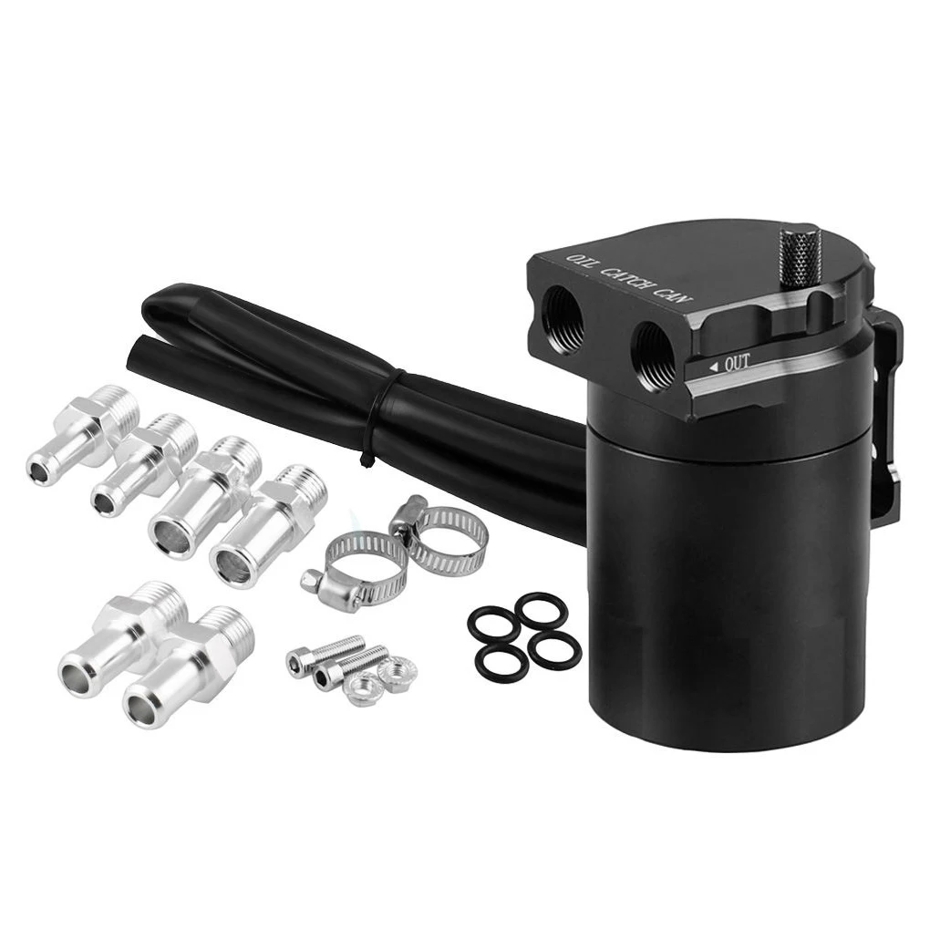 Car Oil Catch Can 300ml Replacement Anti-rust Automotive Fuel Reservoir