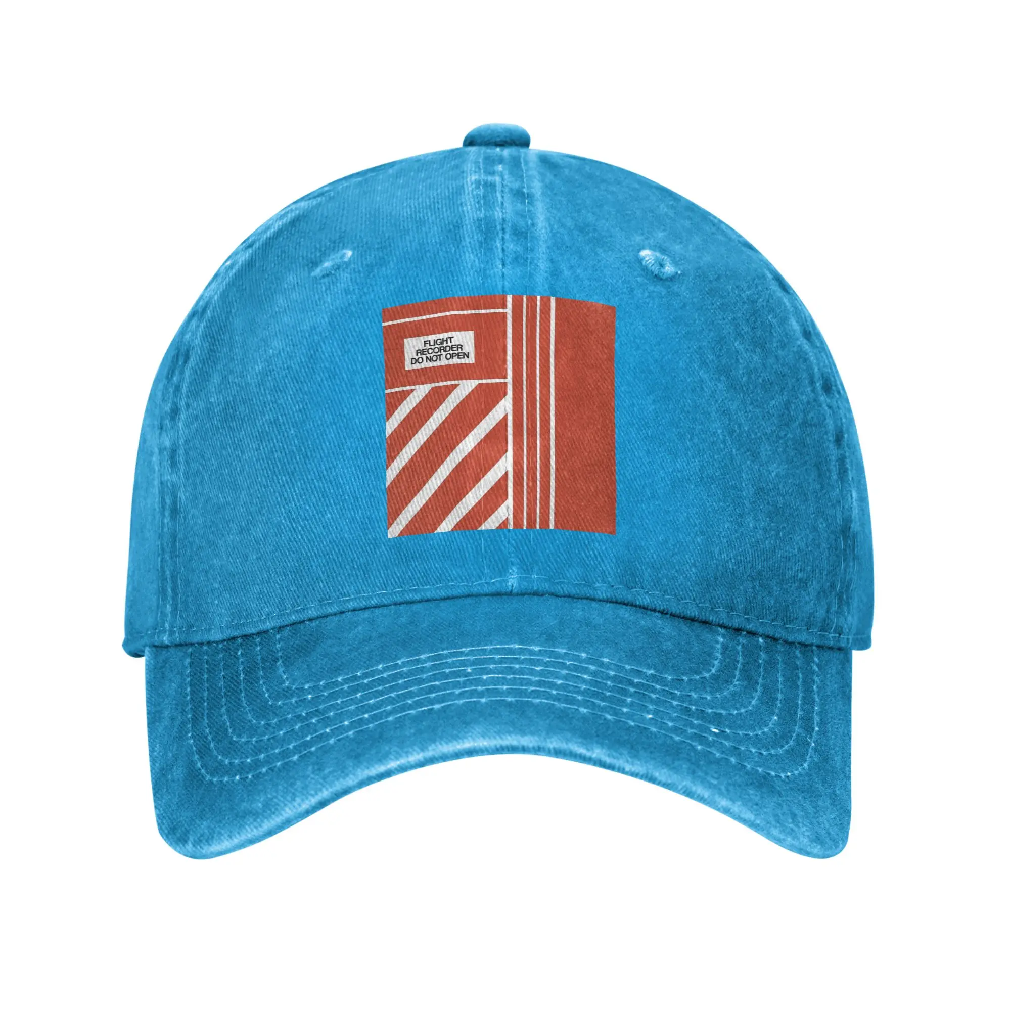 Flight Recorder Denim Fabric Cap Casual Baseball Caps Adjustable Hat Summer Unisex Baseball Hats