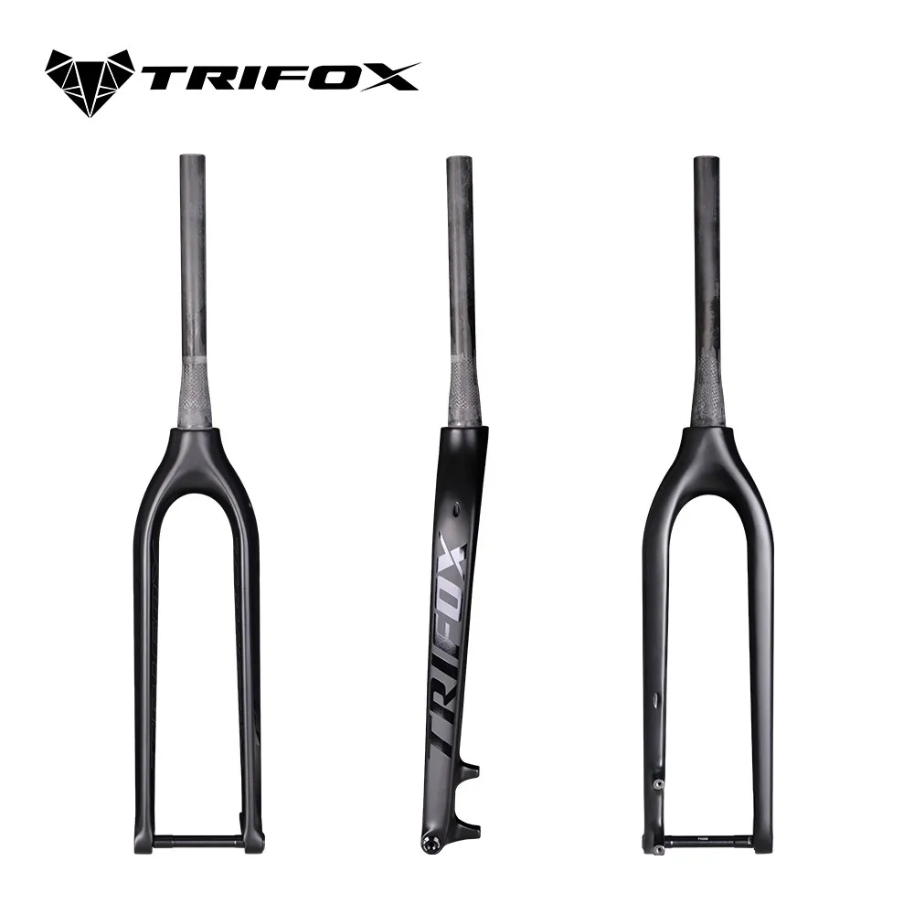 

TRIFOX Official Boost Size 110*15mm 29er Mountain Bike 29 Disc Brake Tapered 1-1/8 to1-1/2Thru Axle TMK200 Full Carbon MTB Fork