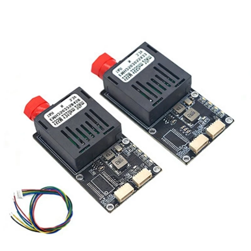Y23A-TTL Over Fiber Converter 2 Analog Video 2 Optical Transceiver 20KM FC Fiber Optic Connector UART TTL SBUS For Drone