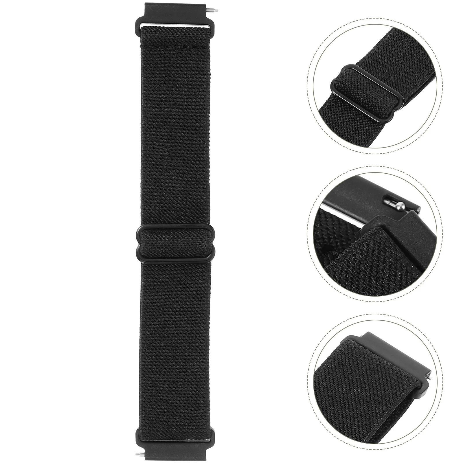 

Nylon Watch Band Classic Color Lightweight Breathable Comfortable for Daily Exercise Formal Occasions Replacement Smartwatch