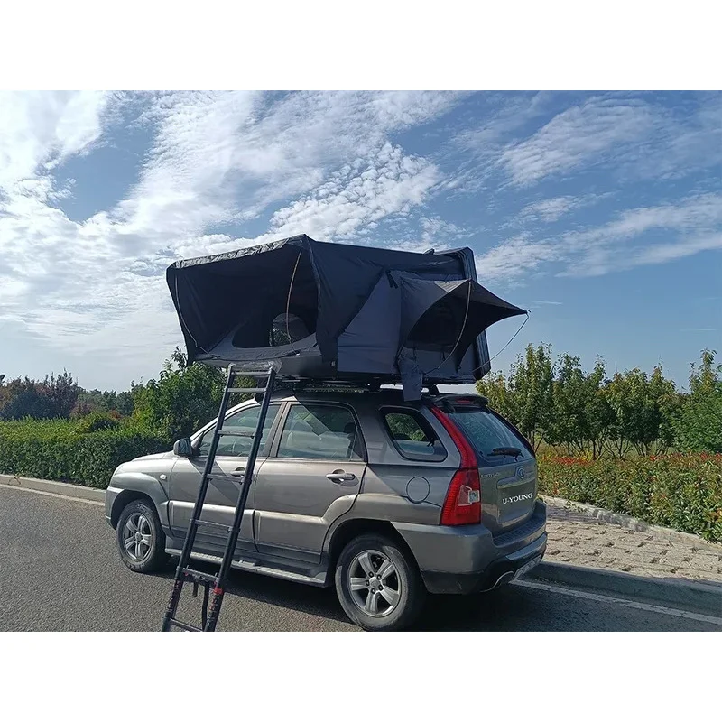 

2-3 Person Aluminum Clamshell Roof Top Car Hard shell Rooftop Tent 4x4 Offroad Camping