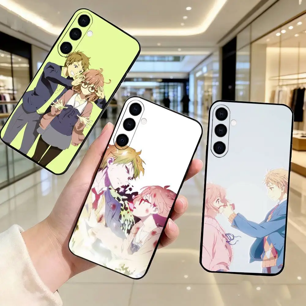 

Beyond the Boundary Phone Case For Samsung Galaxy A73,A72,A71,A70,A53,A52,A51,Soft Silicone Black Cover