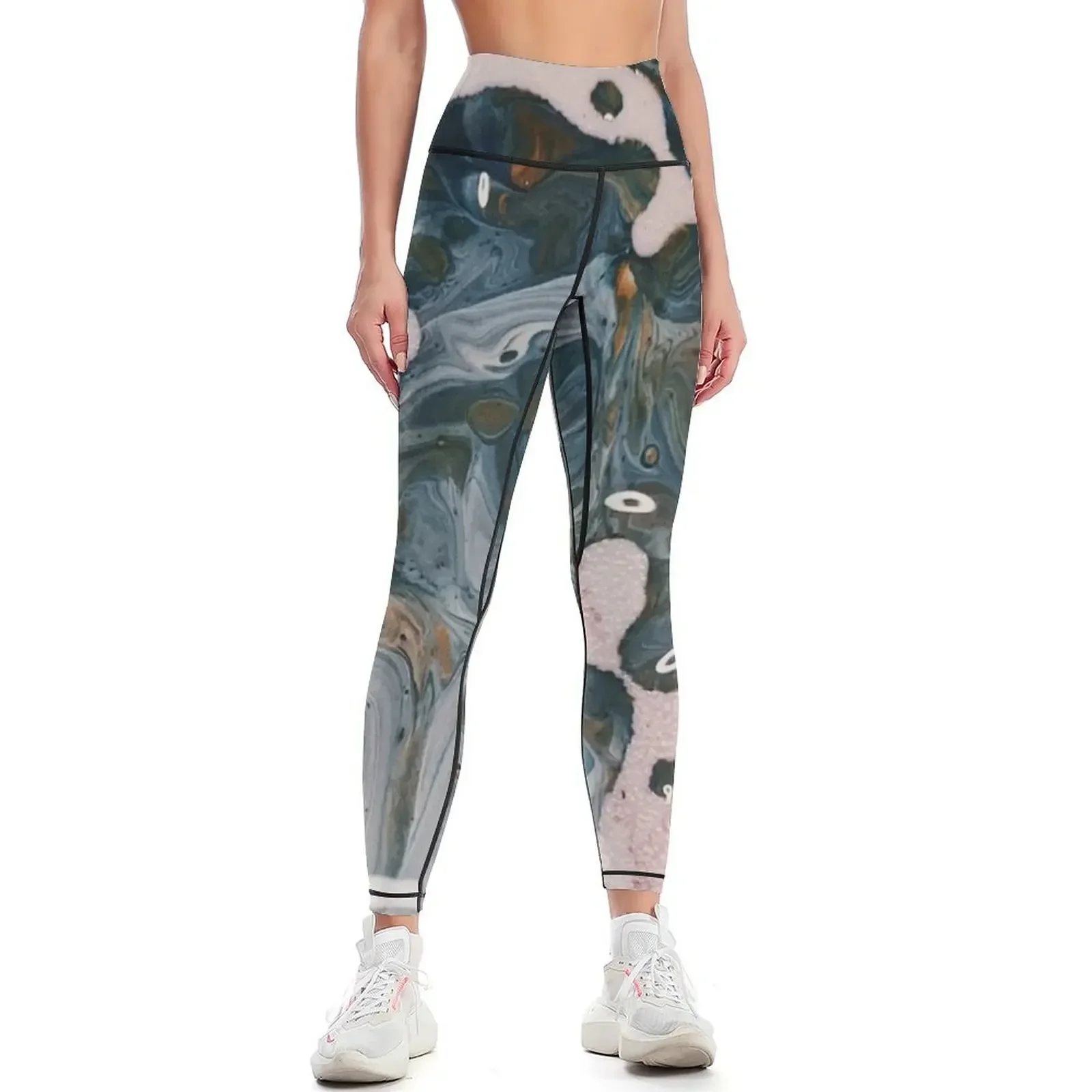 

Spilled paint Leggings leggins push up woman Jogger pants Women's pants Fitness's gym clothes Womens Leggings