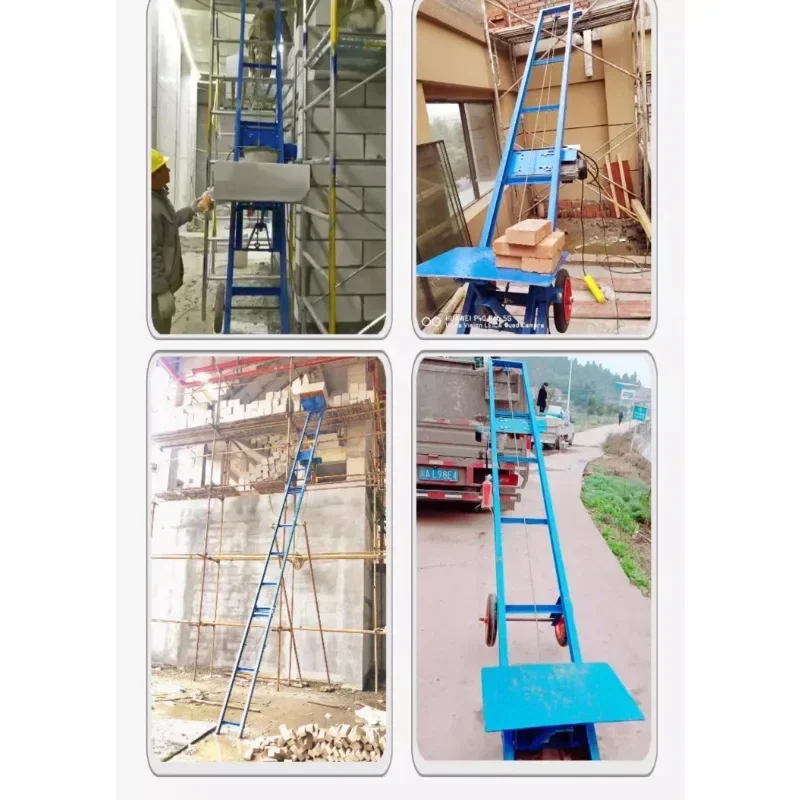 Electric Mobile Elevator Hoist Feeder Mobile Platform Vehicle-Mounted Cargo Loader Unloader Fish Pond Fish Lifter