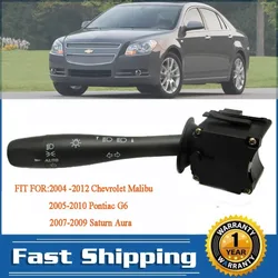 Headlight Dimmer Turn Signal Switch Arm Stalk Replacement Parts for 2004 - 2012 Chevy Malibu Pontiac G6 Saturn Aura 20940369
