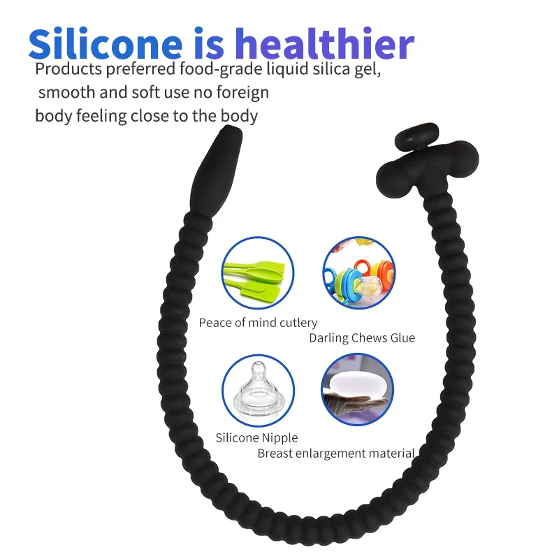 Silicone Horse Eye stimolazione suono spina del pene catetere uretrale dilatatore inserto uretra suono giocattoli adulti del sesso per gli uomini Gay