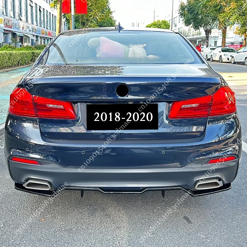 Rear Bumper Diffuser Lip For BMW 5 Series G30 G31 LCI M-Sport 520i 525i 530i 540i 2018-2023 Lower Splitter Protector Accessories