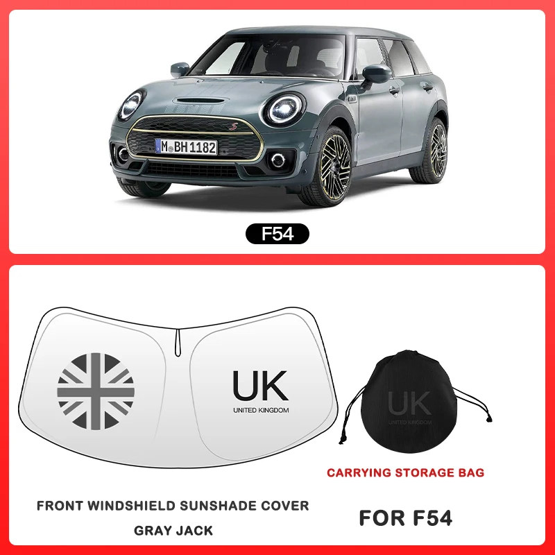 Car Windshield Sunshade Cover For Mini Cooper R55 R56 R60 F54 F55 F56 F60 J01 J05 U25 Front Protection Sunshade Auto Accessorie