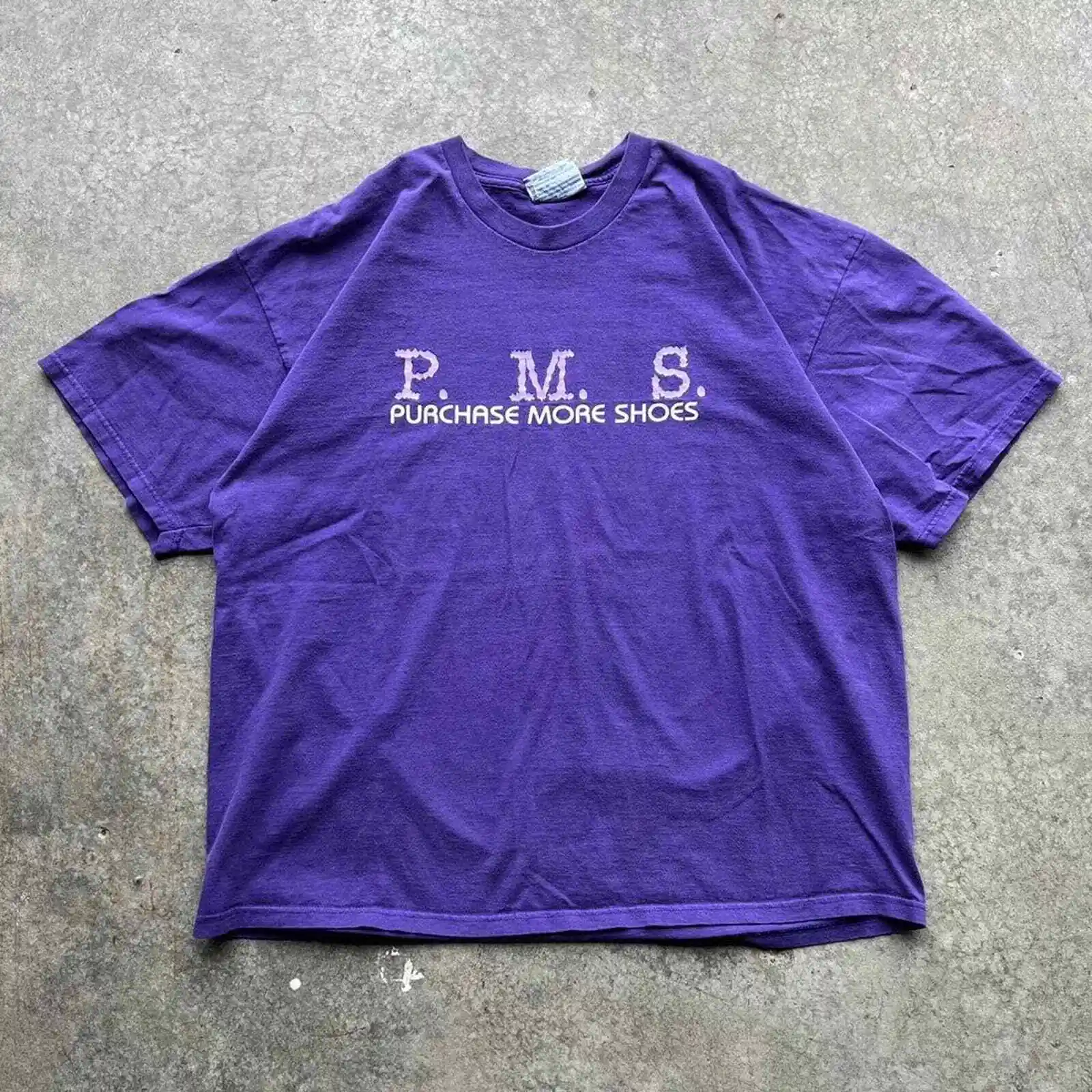 

Vintage PMS Text Humor T Shirt