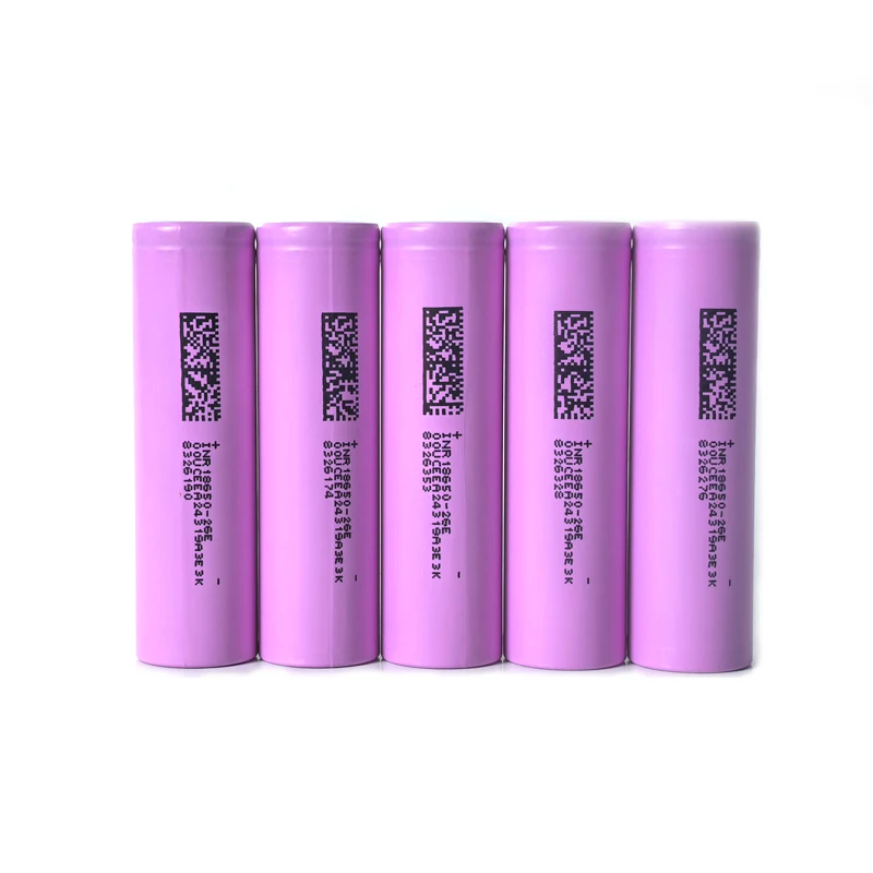 Original DMEGC INR18650-26E 18650 Battery 2600mah Real Capacity 5C Rechargable Batteries for Battery Packing Lithium battery