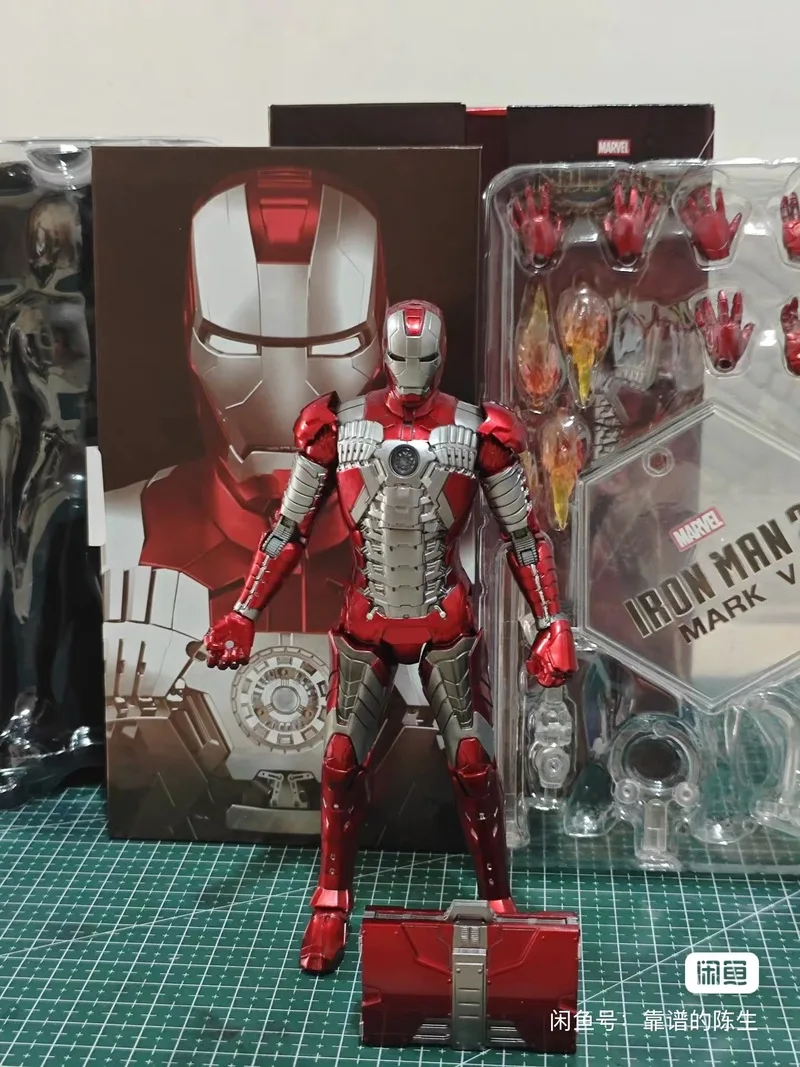 

Hot Original Zd Toys Iron Man Series Joint Movable Mk1 Mk2 Mk3 Mk4 Mk5 Mk6 Mk7 Mk43 Movie Action Figure 7 Inches Mark Dolls