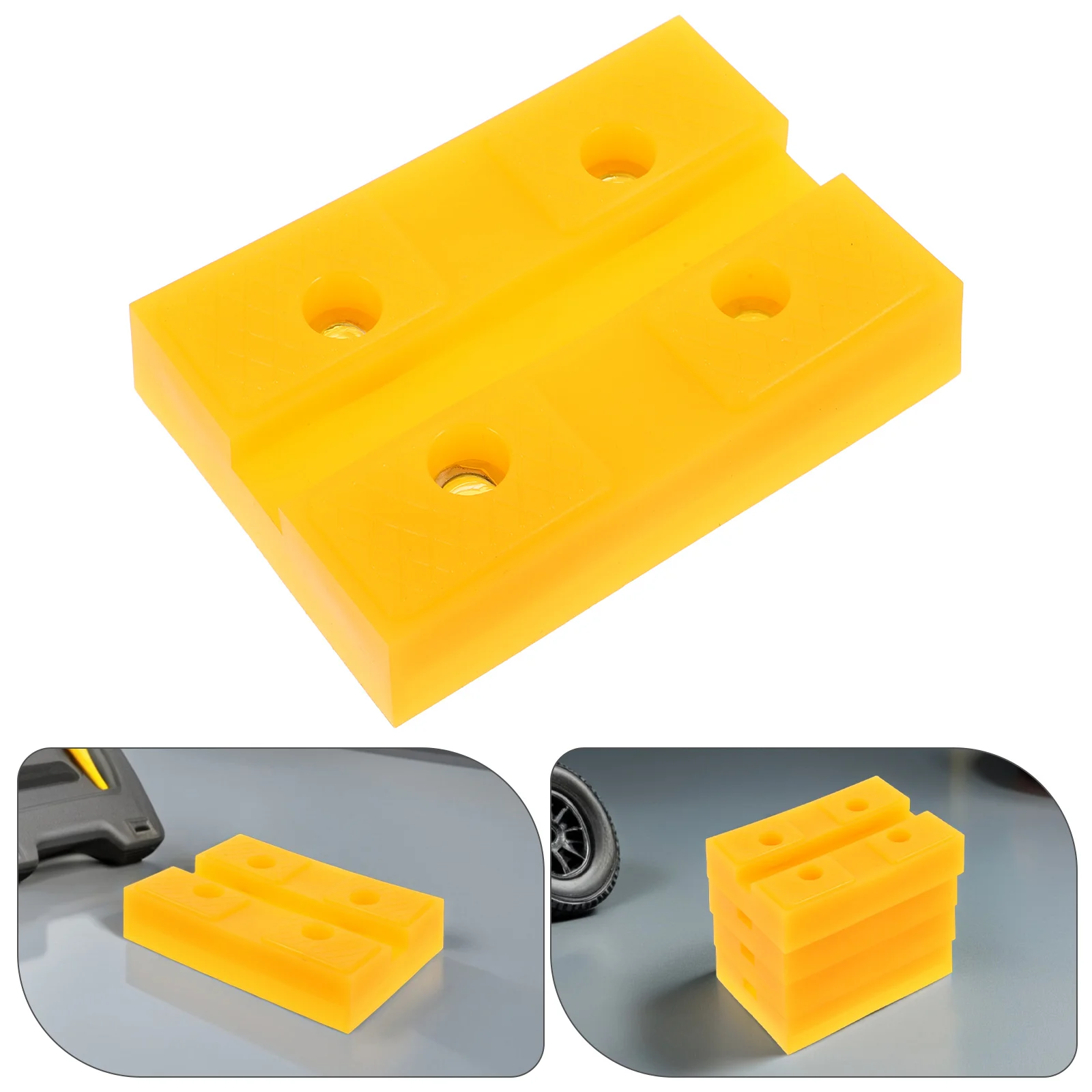 

4 Pcs Universal Stand Pad Adapter Rubber Support Adapter Round Car Rubber Pad Adapter for More Stability