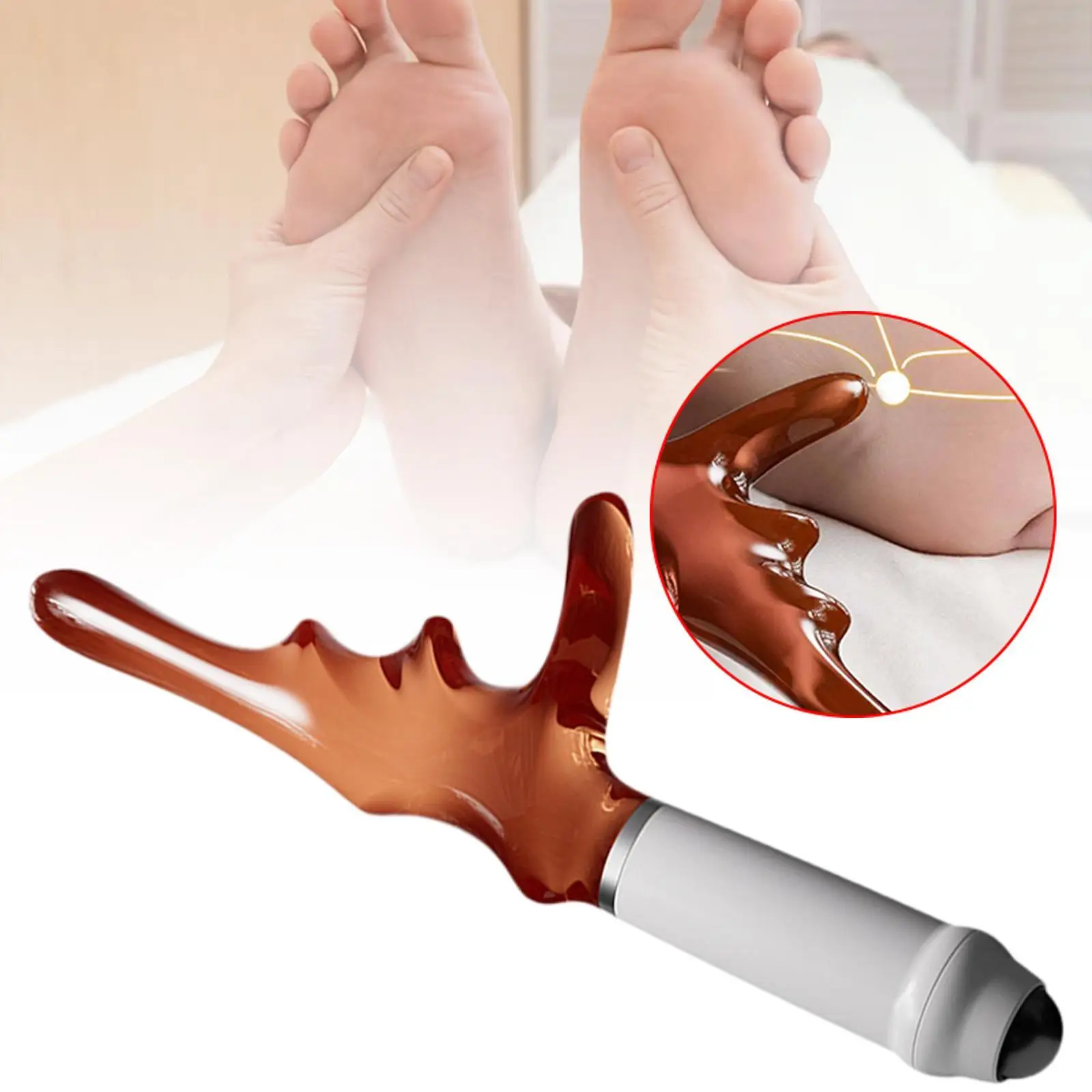 

Инструмент Гуа Ша, легкий многофункциональный подарок для девочек, смола для ног, шеи и тела