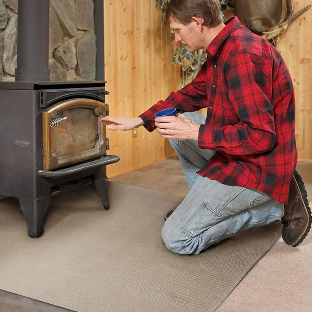 بطانية مقاومة للحريق من الألياف الزجاجية المرنة قابلة للدوران للتخييم والشواية في الهواء الطلق وبطانية مقاومة للحرارة