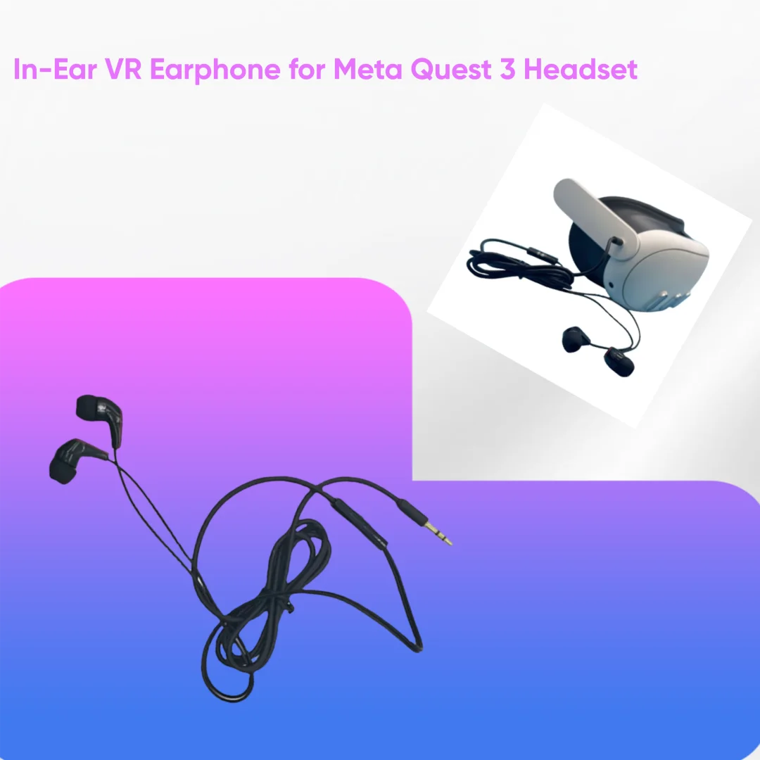 

Lightweight In-Ear VR Earphone for Meta Quest 3 Headset High Fidelity Sound Accessories