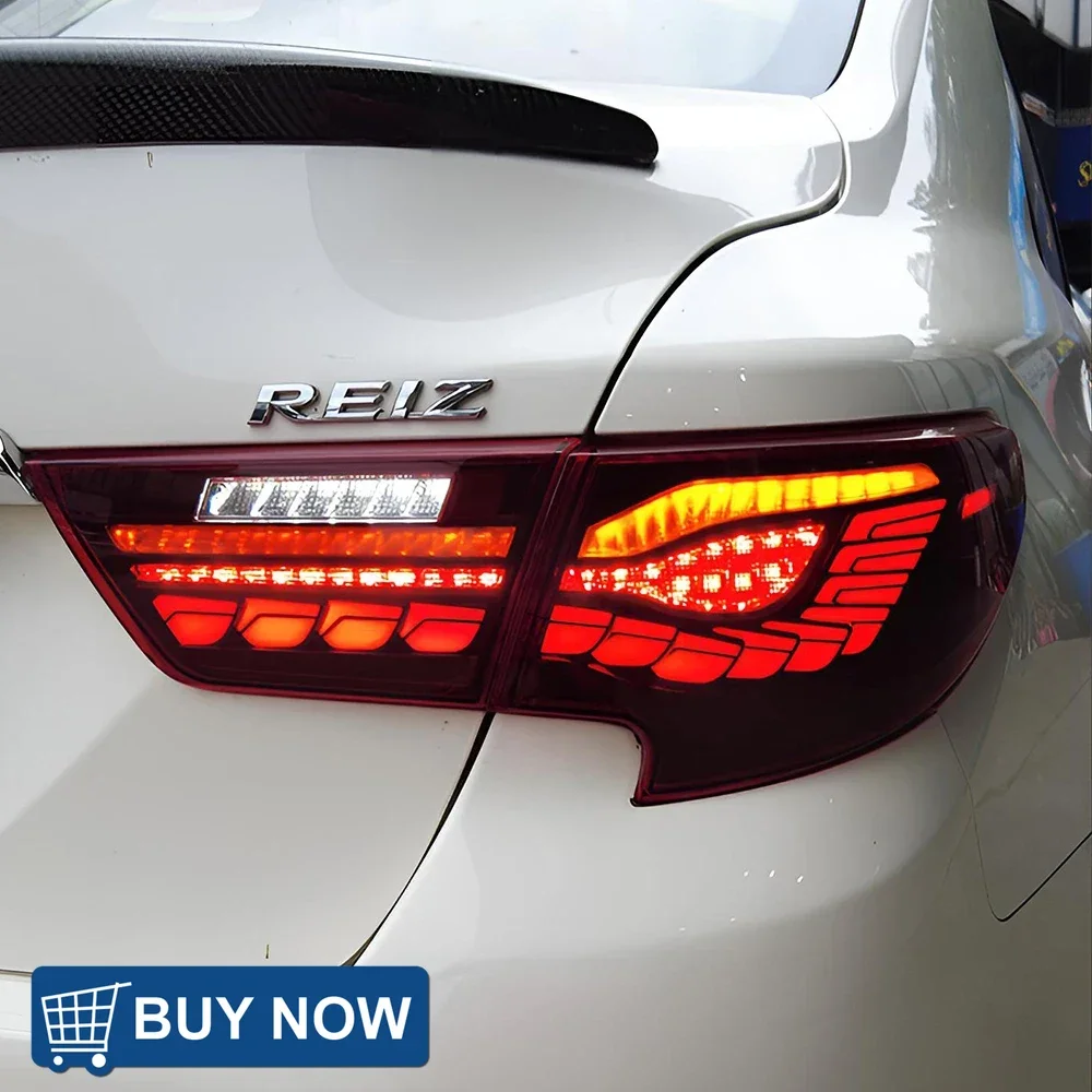 

For Toyota REIZ MARK X 2013-2017 Car Taillight New Upgrade LED Dragon Scale Design Flowing Light Dynamic Turn Signal Accessories