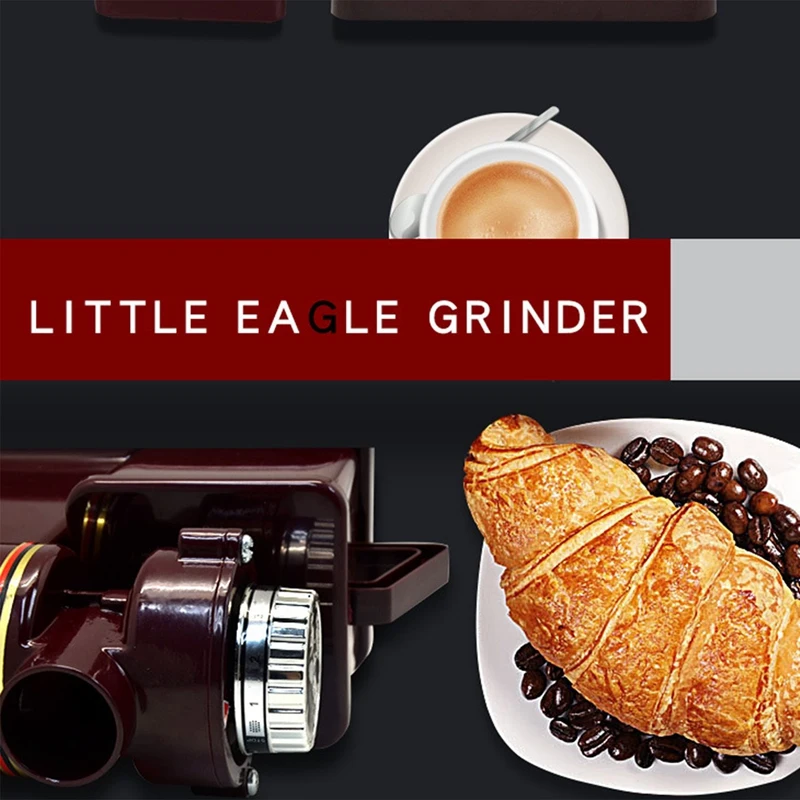 Molinillo Eléctrico de granos de café, máquina de molienda doméstica para granos, nueces, rebabas de especias, molinillos, enchufe de la UE