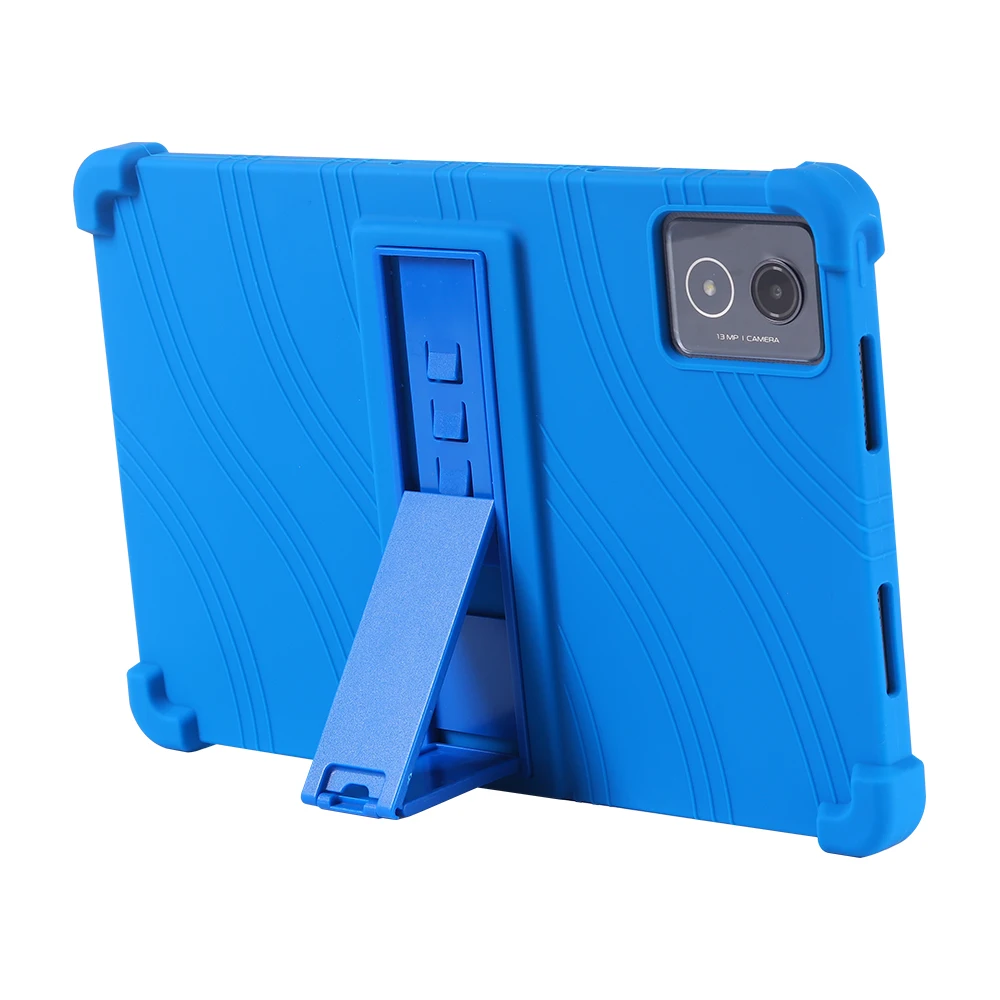 Soft Silicone Case for Lenovo Tab K11 Plus 2024 TB352FU 11.45 inch Adjustable Multi-angles Stand Cover Shockproof Protect Shell