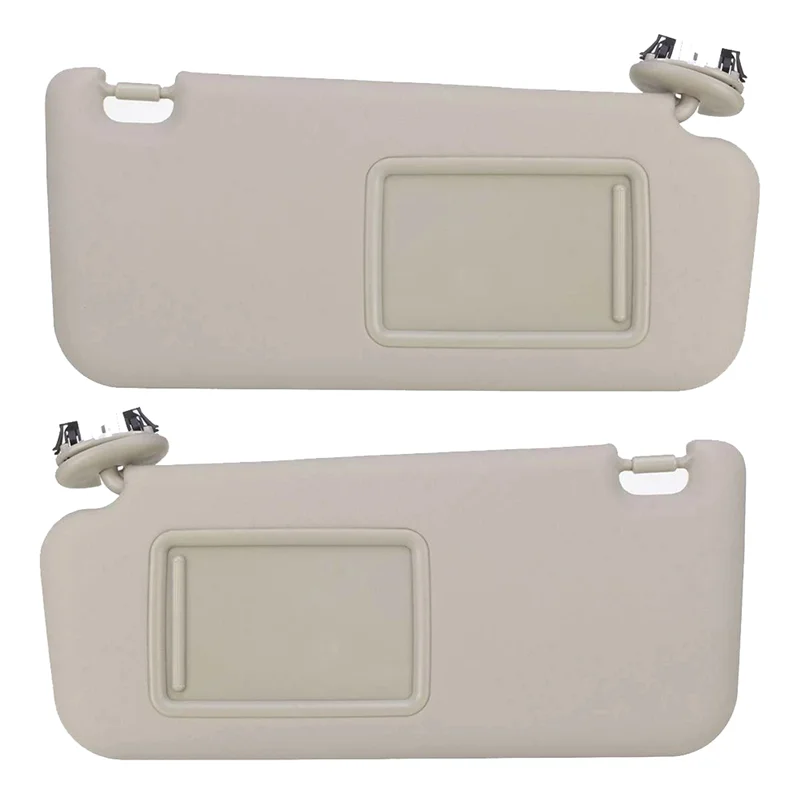 

1 пара солнцезащитных козырьков 74320-42501-A1 74320-42501-B2 для Toyota RAV4 2005-2013, автомобильное солнцезащитное зеркало для макияжа 7432042501