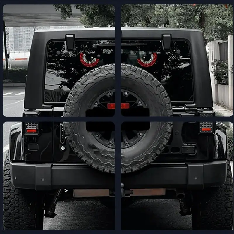 Durable-Flexible LED Matrix Panel Car Strobe Warning Lights, USB Plug-In For Windshield Decoration Light B