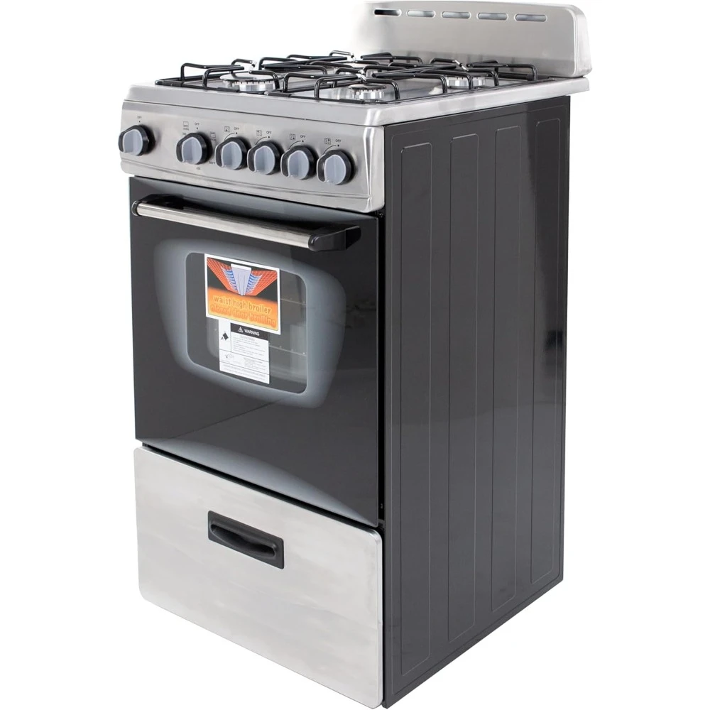 GR2013CSS Gas Range, 20", Black,Stainless Steel induction cooker