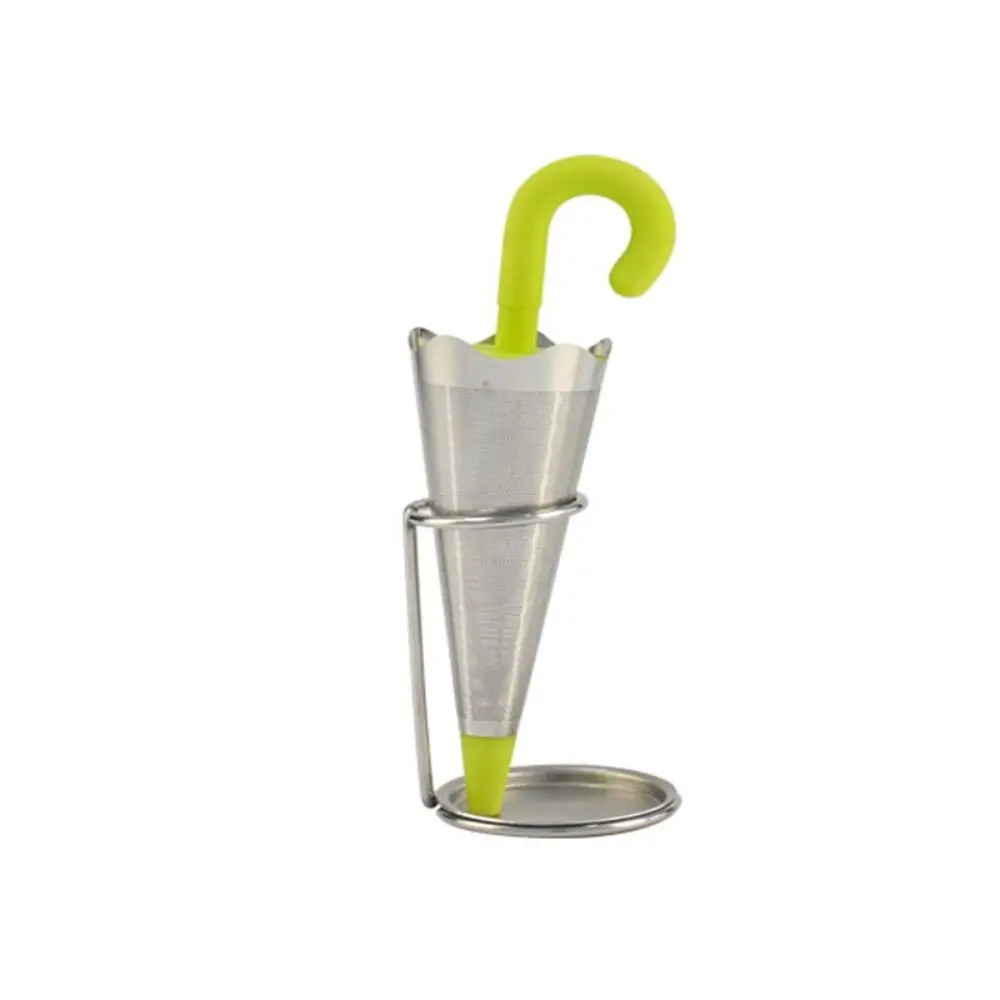 

Stainless Steel Umbrella Shape Tea Infuser with Bracket Fine Mesh Tea Strainer Reusable Mesh Tea Maker Herbal