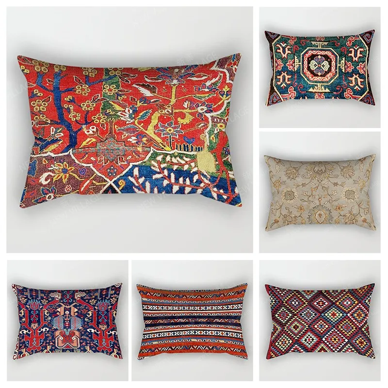 Nordic vintage fall home decor 30*50cm throw pillow cover sofa boho living room Cushion cover 50x70 30x50cm 40x60 Morocco Persia