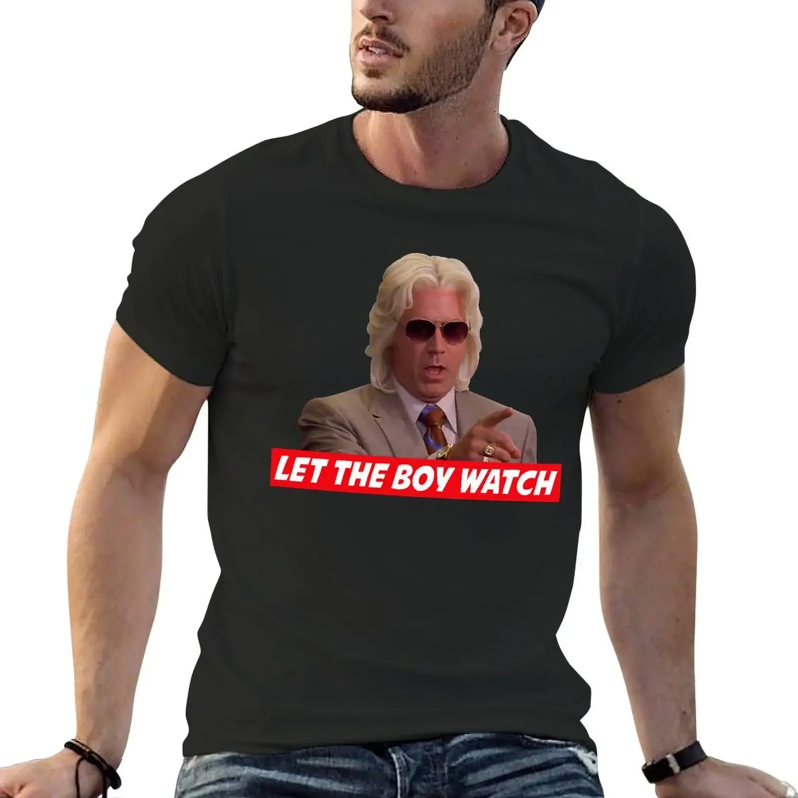 Ashley Schaeffer Let The Boy Watch Classic Essential T-shirt hippie clothes kawaii clothes fitted t shirts for men