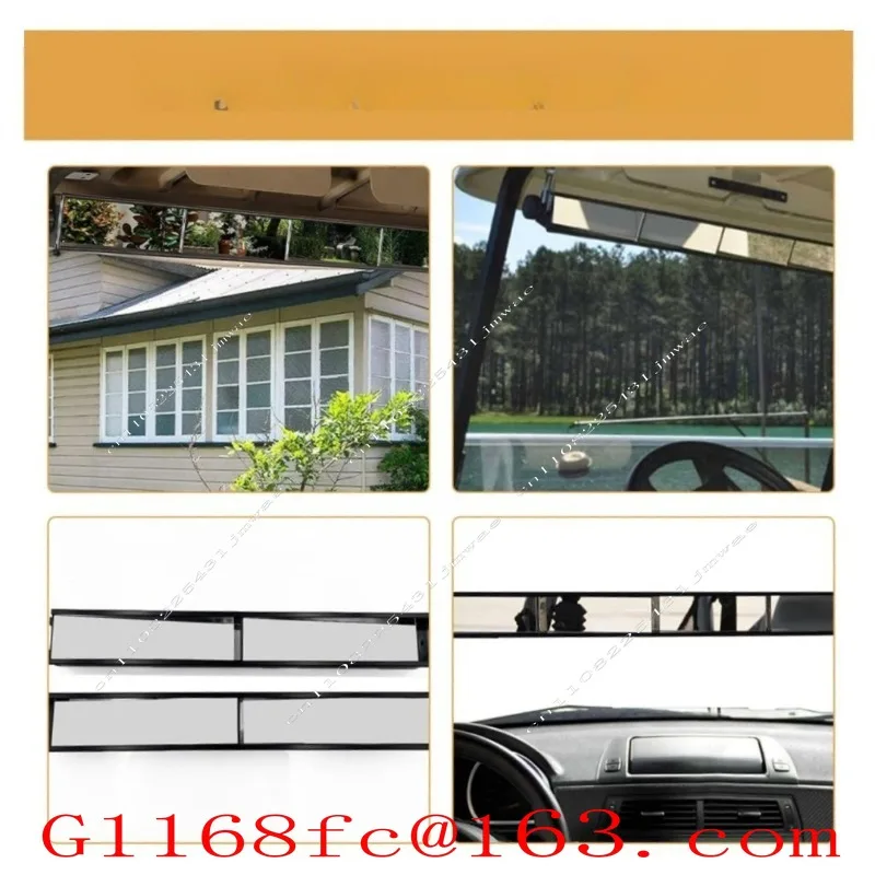 Golf Course Car Rearview Inclined Four Central Mirror Four Sided Mirror part