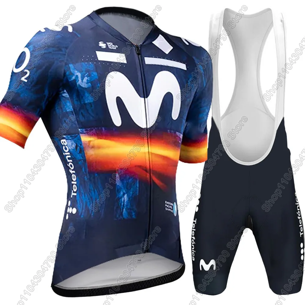 M Cycling Jersey 2026 Pro team Set Short Sleeve Espana Clothing Men Road Bike Shirt Suit Bicycle bib Shorts MTB Wear Maillot