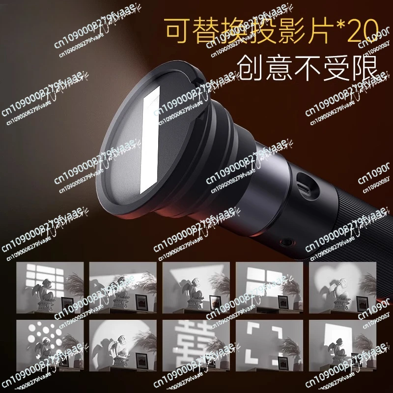 Four color photography flashlight contrast light insert modeling flashlight light effect beam light portable
