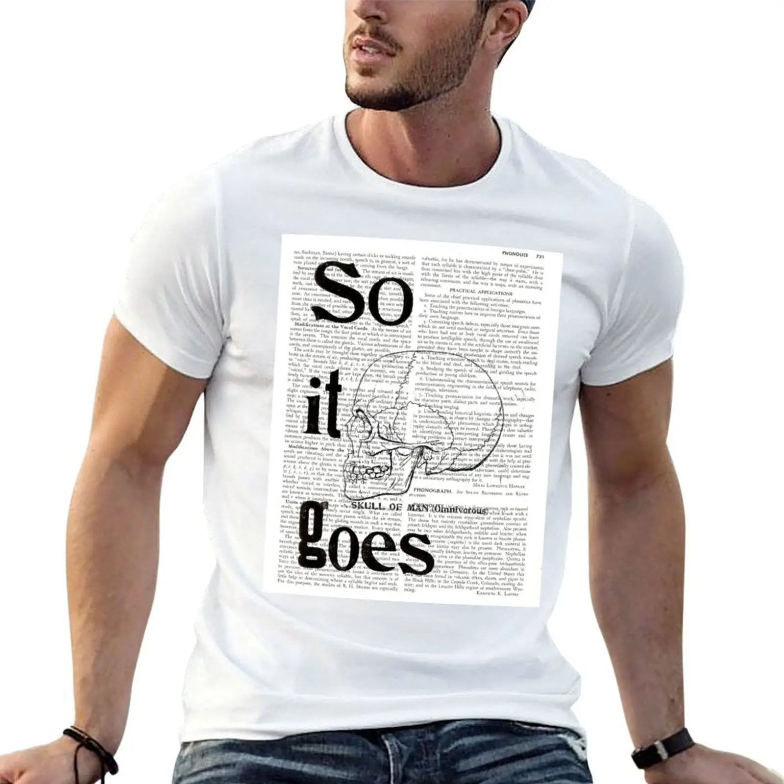 

cotton It So shirt custom high shirts t shirt quality Vonnegut t print t T-Shirt Goes, personalised