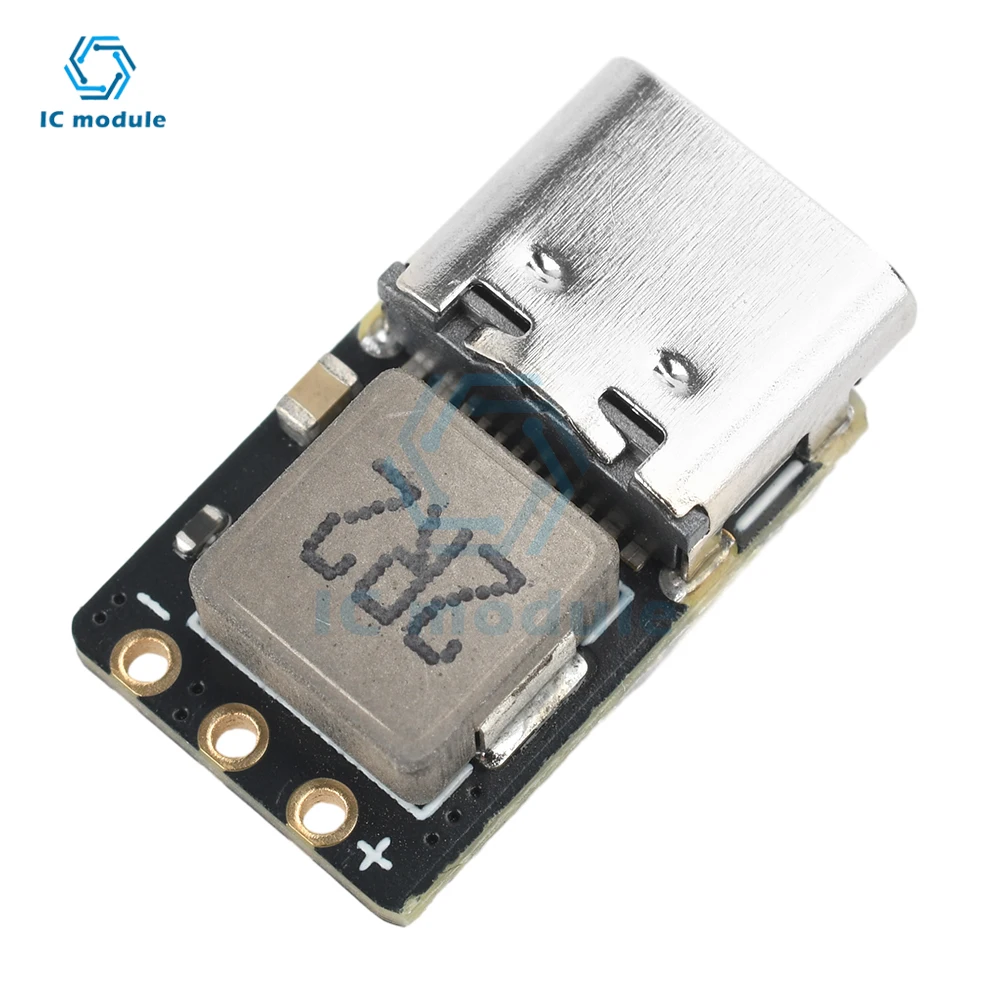 2S 3S 3.7V Step up Li-ion Battery Fast Charging Module mini Type-C Boost Converter High Power QC Fast Charging