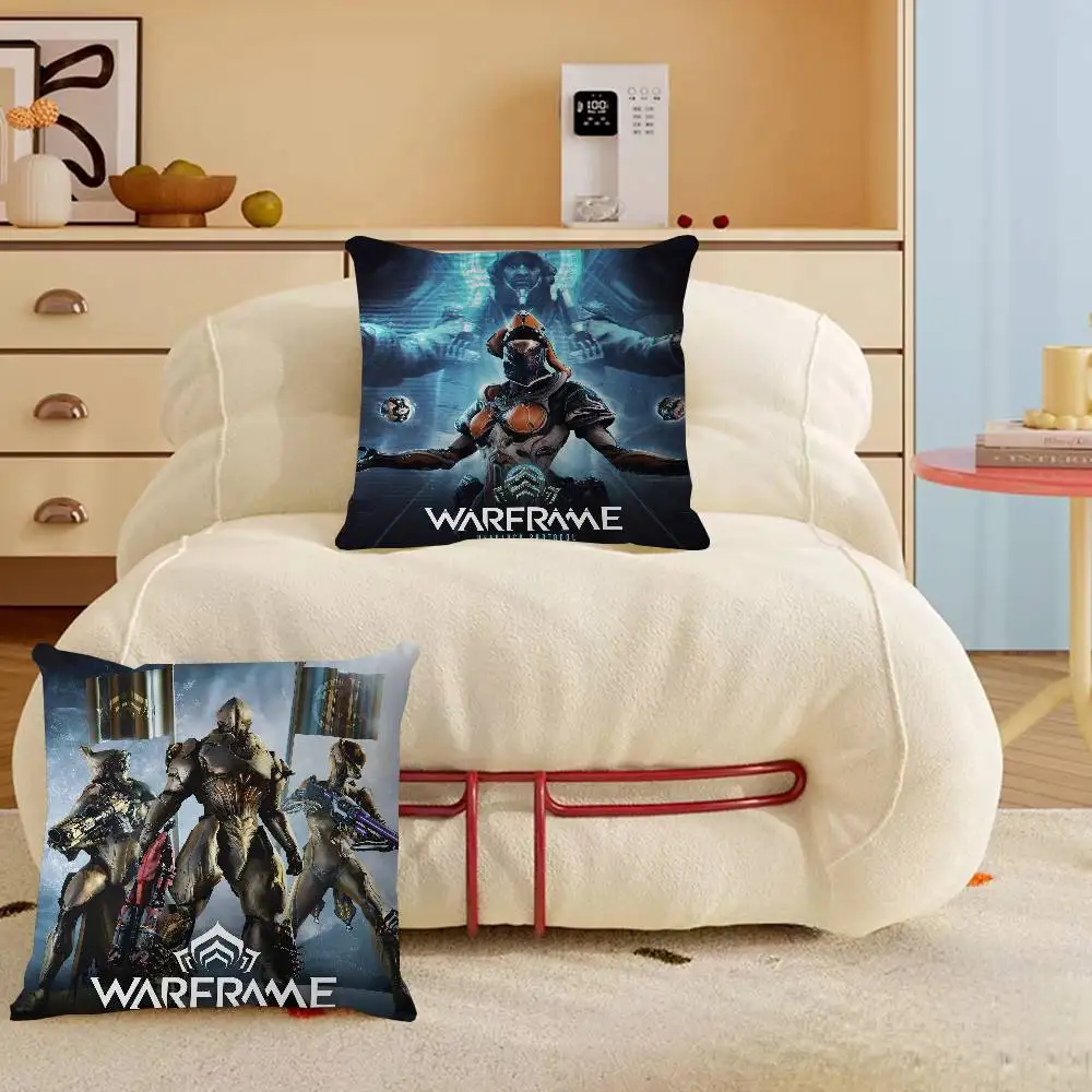 

Game W-Warframe Personalized Pillow Dust Cover Bedroom Kids Party Decoration Pillowcase Birthday Children Gift