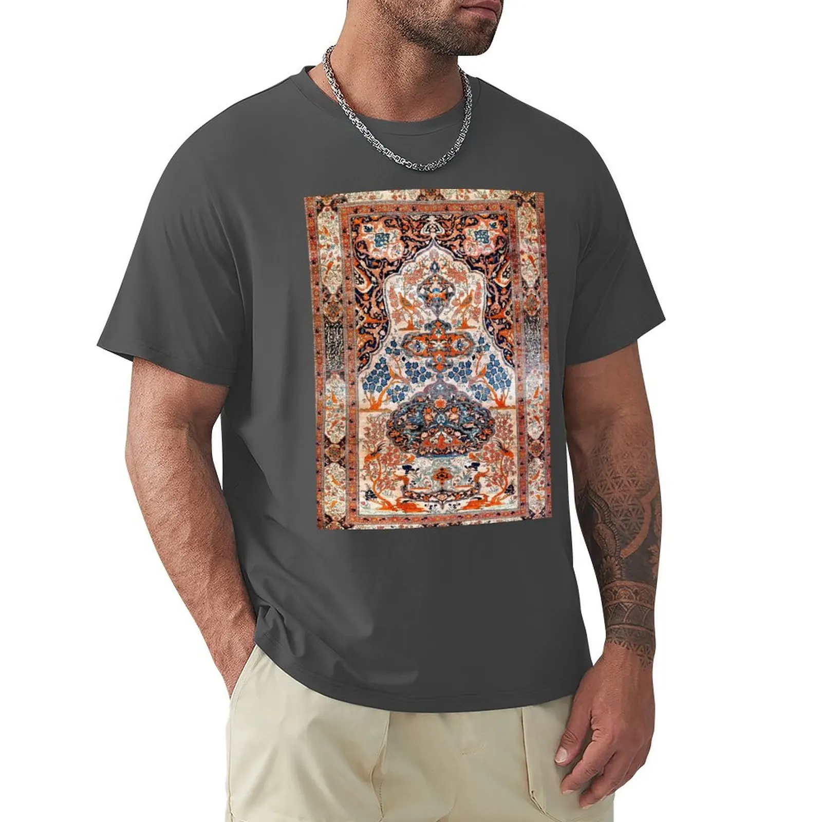 Tabriz Azerbaijan Northwest Persian Rug Print T-Shirt anime vintage clothes oversized customizeds oversized t shirt men