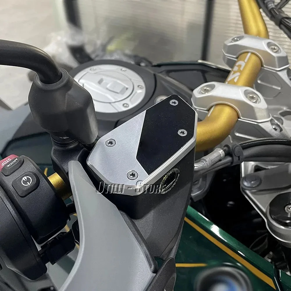 สําหรับ BMW R1300GS ผจญภัย R1300 GS R 1300 GS ADV 2023 2024 2025 รถจักรยานยนต์คลัทช์เบรคหน้าอ่างเก็บน้ําฝาครอบหมวก
