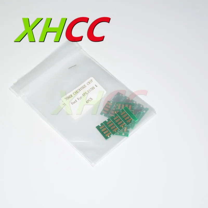 16 Chiếc. C1700 Tương Thích Mới Hộp Mực Đặt Lại Chip Cho Máy Epson AcuLaser C 1700 C1750W C1750N CX17NF CX17 CX17WF C1750