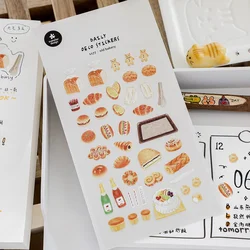 Korean Import Suatelier Old Bakery Paper Stickers Scrapbooking Diy Journal Stationery Sticker Deco Art School Supply 1177