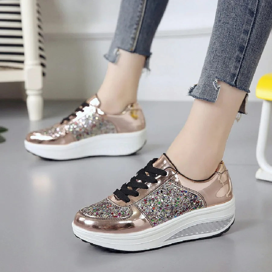 Winter Sneakers 2024 Women Shoes Vulcanize Chunky Sneakers Lace-Up Shoes Ladies Ankle Walking Zapatillas Mujer Shoes Woman