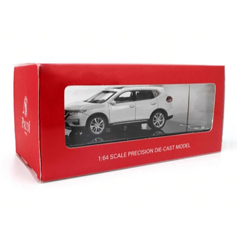 Paudi 1:64 échelle x-trail 2018 alliage Simulation modèle de voiture Collection statique décoré cadeaux de vacances jouets