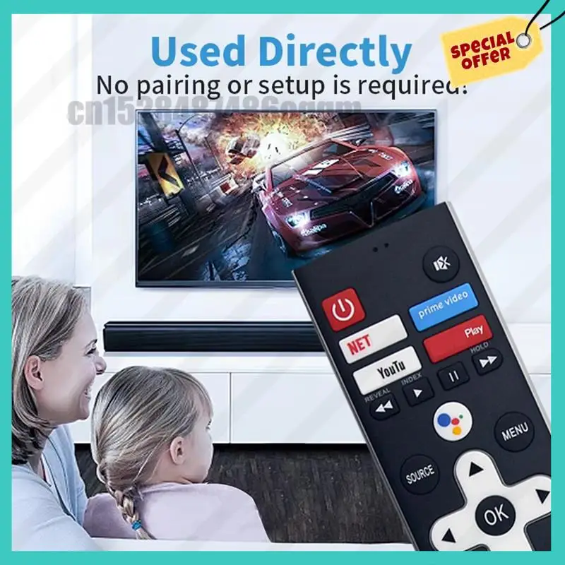 

-ABJZ Replace N030107-001475-001 Voice Remote Control For Skyworth N030107-001475-001 TV Remote Control