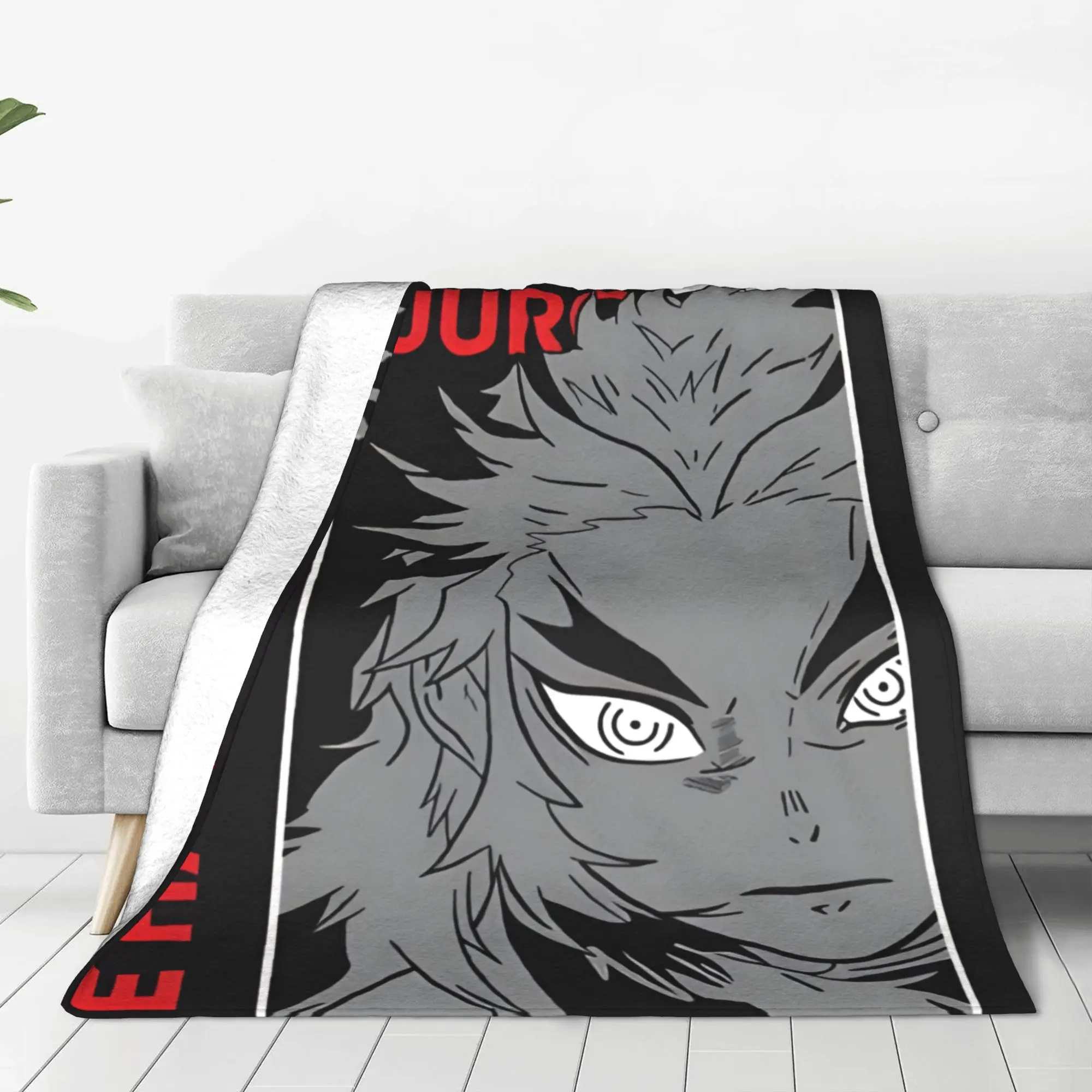 1PC home Cutecore Flame Hashira Demon Slayer Blanket Super Cosy Plush Home Living Room Sofa halloween