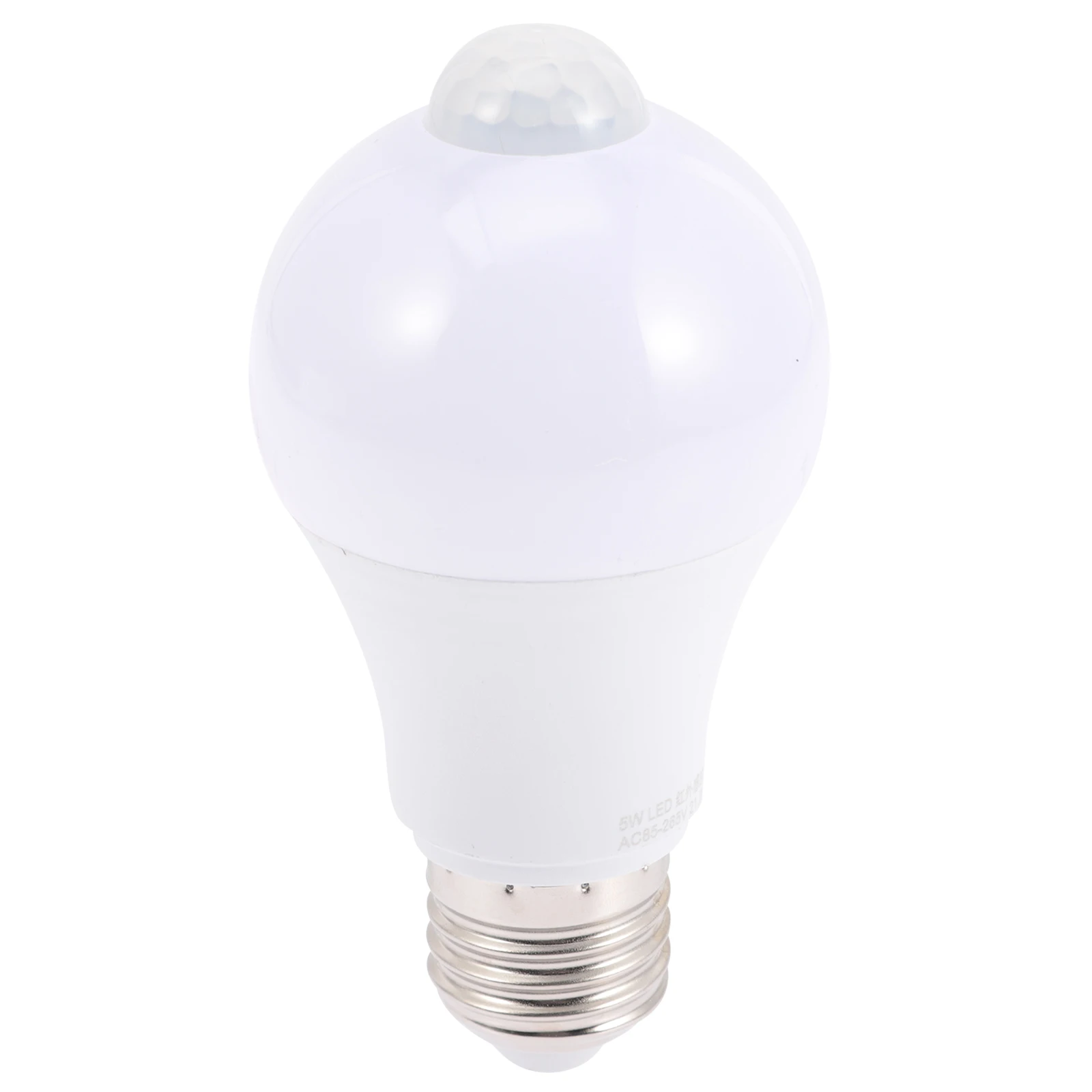 

7W LED Sensor Light Bulb Motion Activated Smart Induction Lamp for Home Hotel Restaurant Durable Warm White Auto On Off Indoor