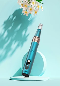 Mejora la absorción pluma eléctrica meticulosa herramientas de belleza para el hogar Nano pluma microcristalina, con 4 cabezales de repuesto desechables