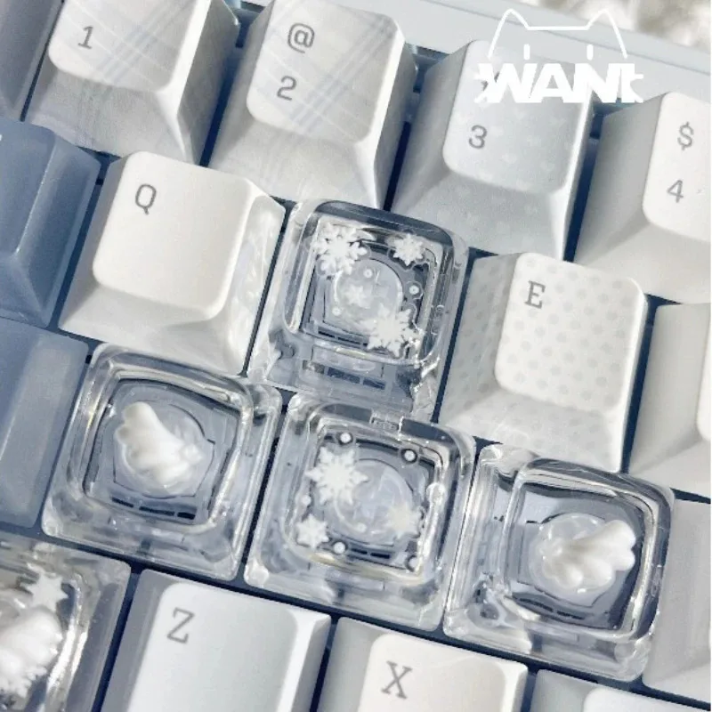 Wani Handmade Key Caps Set Artisan Keyboard Caps Custom Resin DIY