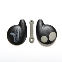 JETTING Remote Shell Black Color 2 Buttons Fit for Cobra Alarm 7777 Remote Key FOB Cases Replacement 1PC