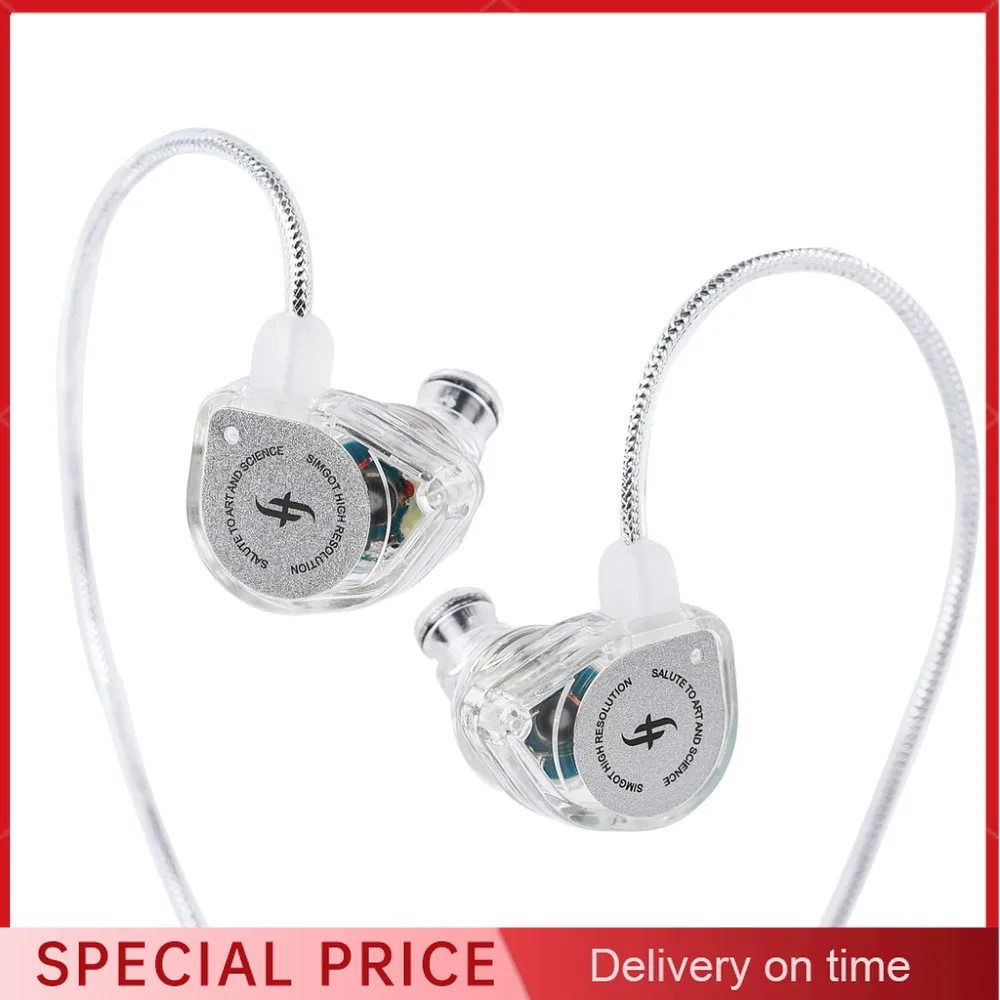 Simgot ew100 dsp 10mm dynamischer Treiber mit zwei Kavitäten und lcp Membran Crystal Fidelity Sound Kopfhörer für audiophile Musiker