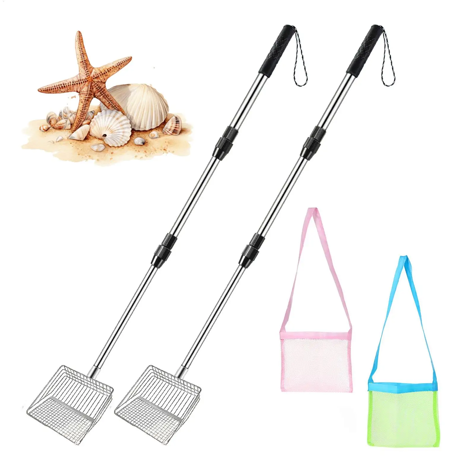 setaccio-per-sabbia-estensibile-con-sacchetti-per-conchiglie-paletta-filtrante-per-sabbia-per-amanti-della-spiaggia-bambini-ragazzi-adulti-genitori-anziani